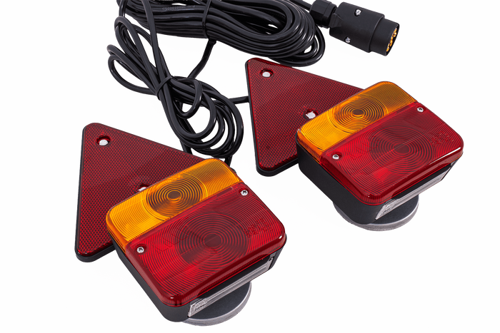 Luces traseras KAMAR L1070-Z 4 funciones izquierda + derecha con imán