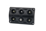 Lámpara LED HORPOL LWD2157/CZ de 900 lm para interior de coche, color negro, con interruptor y diodo rojo.