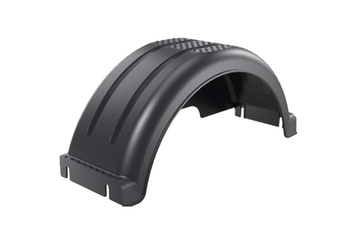 Guardabarros para remolque de barco de 14" DOMAR D20430C, paso de rueda de 780/255 mm