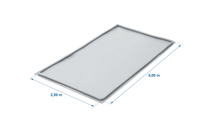 Alfombra impermeable para suelo de tienda de campaña ProPlus 751960V03 para vestíbulo de 2,5 x 4,5 m