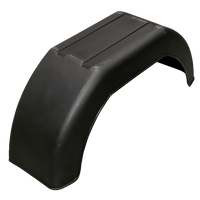 Guardabarros para remolque OUTLET 10-13" DOMAR D20110, paso de rueda 610/180 mm