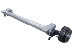 AL-KO EURO eje con freno para remolque de barco 1800kg 1645/1755mm 2230mm 5x112