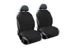 Juego de fundas para asientos de coche LAMPA Camiseta negra, para los asientos delanteros