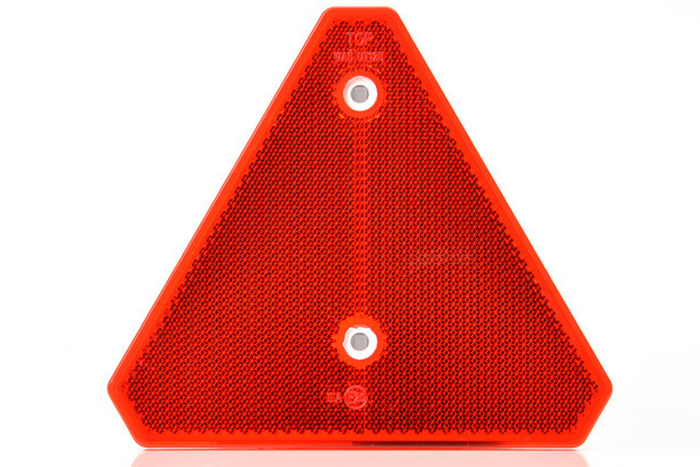 Triangulo reflectante rojo UT125