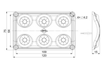 Lámpara de interior para coche HORPOL LWD2154/CZ LED 990lm negra