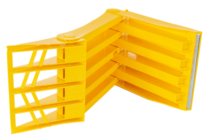 Calzo de rueda LOKHEN ORIGAMY 56 h: 230 mm plegable