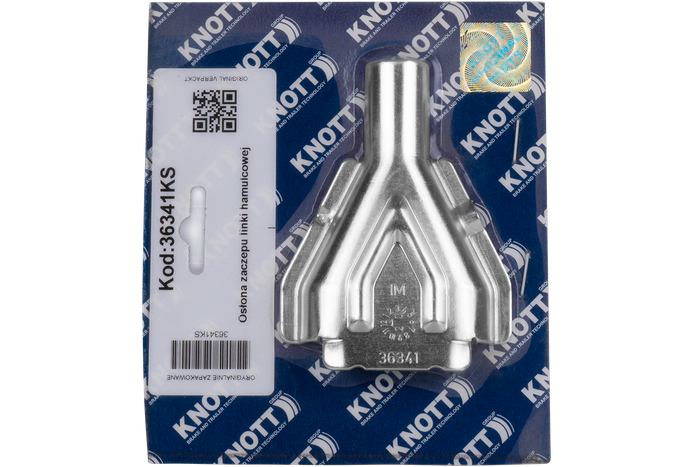 Placa de cubierta para fijar el cable de freno KNOTT 36341KS