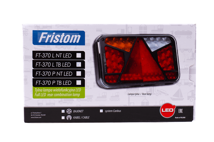 Luz trasera Fristom FT-370 LED 7 funciones izquierda