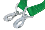 Cuerda de remolque con ganchos Correa de remolque HILLS 5m/60mm/6t verde