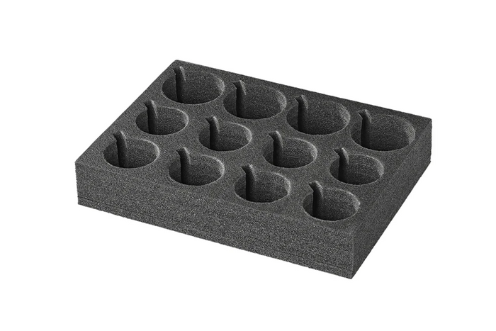 Soporte para vasos y tazas ProPlus 761472 para caravana, de espuma rígida, con capacidad para 12 vasos.