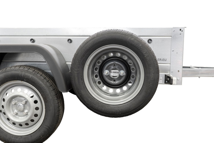 Soporte de rueda de recambio para remolque Unitrailer Garden Trailer KIPP