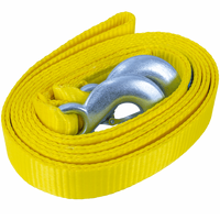 Cuerda de remolque con ganchos UNITRAILER correa de remolque 5m/50mm/7,5t amarilla