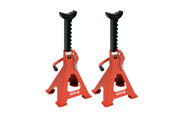 Juego de dos soportes para gato de coche YATO YT-17310, 2 t