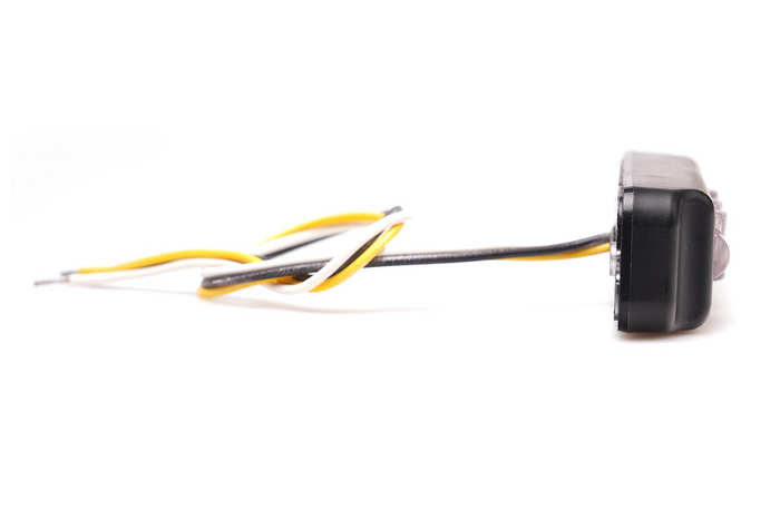 Lámpara de advertencia WAŚ 2466 W285 LED intermitente naranja MAESTRO/ESCLAVO