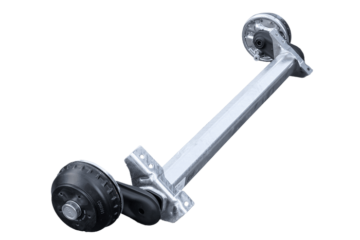 Eje con freno AL-KO COMPACT para remolque/transportador 1350 kg 1100 mm 1550 mm 5x112