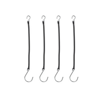 Juego de cuatro cables de seguridad con ganchos ProPlus 342130S, longitud 285 mm.