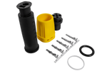 Conector impermeable MANTES para luces traseras de remolque, bayoneta de 5 pines, amarillo, izquierda