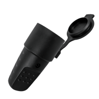 Conector hembra MANTES de 3 pines, de goma, con tapa, 16 A, 250 V