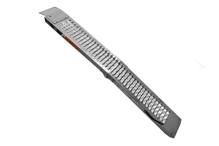 Rampa plegable UNITRAILER ALR004 de acero para remolque, 170 cm, 227 kg.
