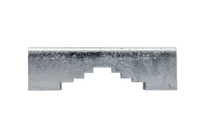 Conector dentado Dromet para abrazadera M10x53