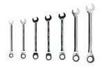 YATO YT-0208 Llaves combinadas de trinquete 10-19mm 7 piezas.