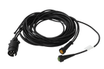 ASPÖCK Instalación eléctrica arnés de remolque 5 m 7 PIN conector bayonetas 2x 5 PIN