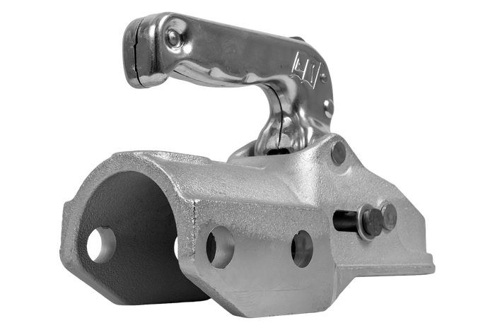 Enganche de bola WINTERHOFF WW 350-RCH-1616 para remolque de 3500 kg con barra de tiro de tubo de 60 mm, hierro fundido.