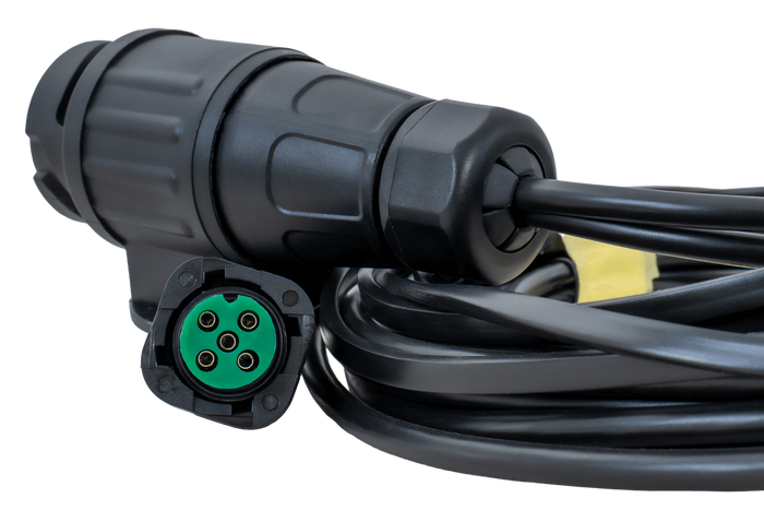 Instalación eléctrica MANTES, arnés de remolque, 4,5 m, enchufe de 13 pines, bayonetas de 2x5 pines