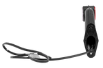 Luz de posición derecha ASPÖCK SUPERPOINT II con brazo de goma y cable lateral.