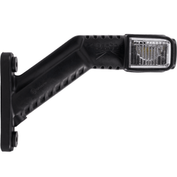 Luz de posición derecha LED ASPÖCK SUPERPOINT IV sobre un brazo de goma