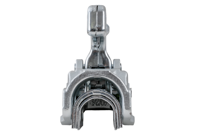 Enganche de bola STEELPRESS BC-3000C-00-00+Z2 para remolque de 3000 kg con barra de tiro de tubo de 35-50 mm, fundición gris