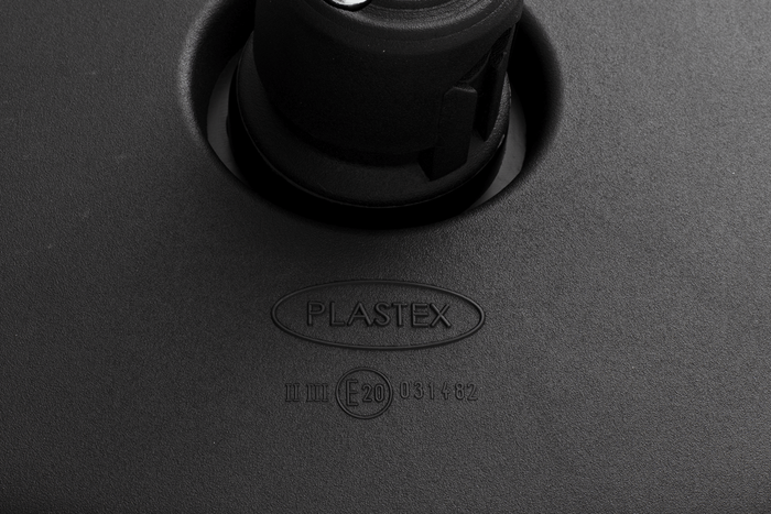 Espejo retrovisor lateral PLASTEX LP0328 para maquinaria agrícola 328x238mm