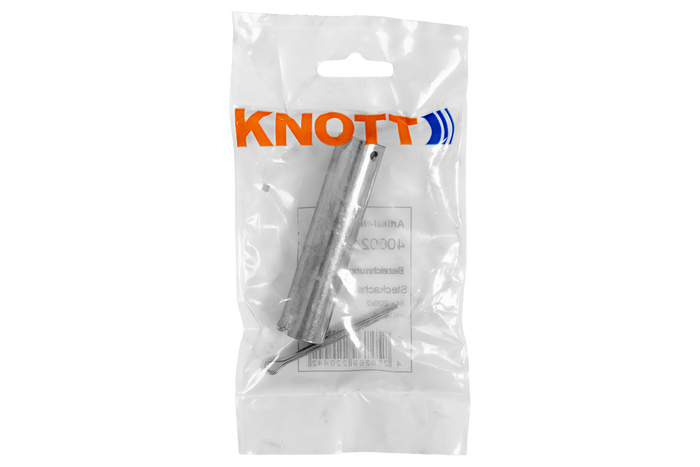 KNOTT 406024.001 Eje de rueda de soporte, buje 84x20mm