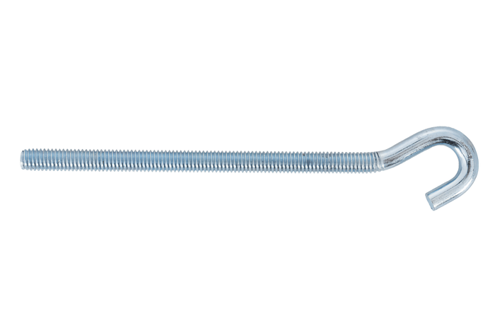 Gancho de construcción DROMET HZ M6x120 con extremo abierto (curvado)