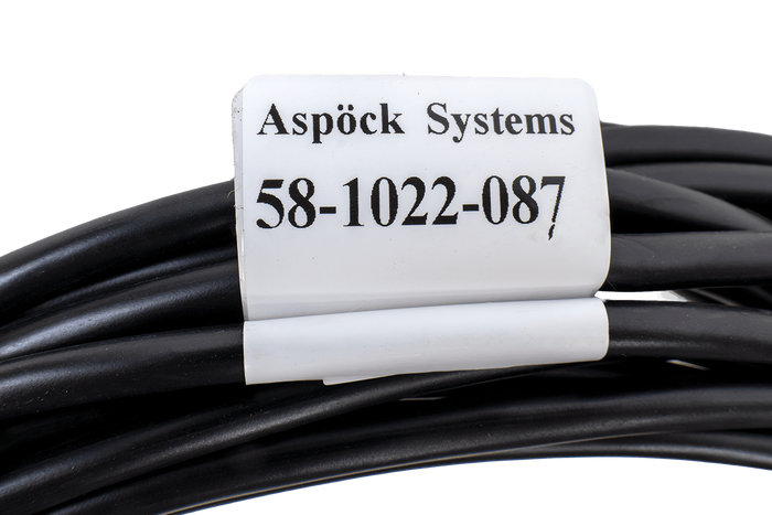 ASPÖCK 58-1022-087 arnés de instalación eléctrica para remolque de 4,5 m, conectores de bayoneta de 7 pines, 2 x 5 pines.
