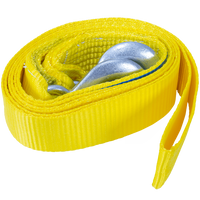 Cuerda de remolque con ganchos UNITRAILER correa de remolque 3m/50mm/3t amarilla