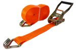 Cinta transportadora UNITRAILER de 12 m/50 mm/5 t de color naranja con tensor