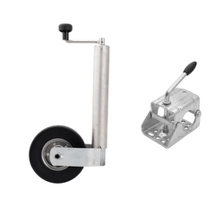 Rueda jockey con abrazadera WINTERHOFF ST60-V-255SB+KLE60 400kg 60mm 525-755mm