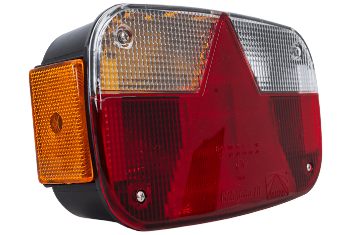 ASPÖCK Luz trasera Multipoint III, 8 funciones, izquierda