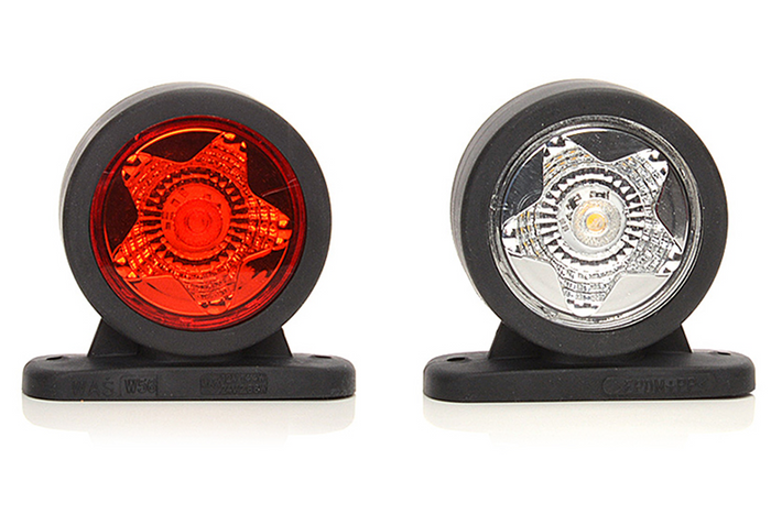 Lámpara de señalización LED WAŚ 883, universal, con brazo de goma