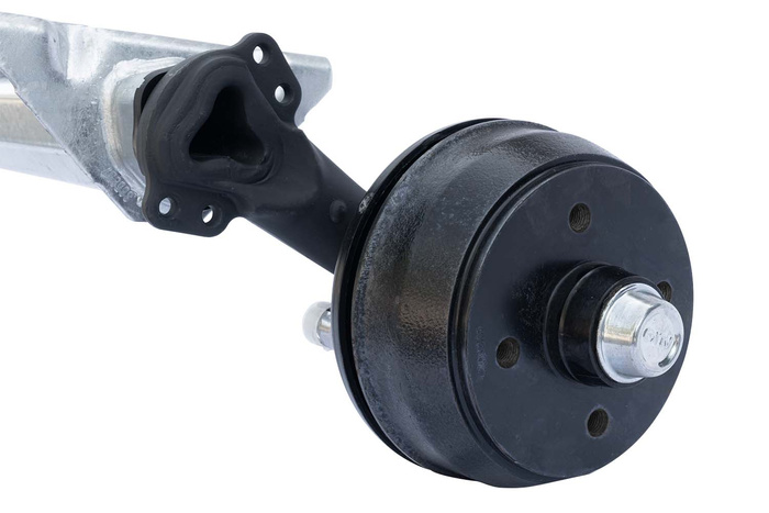 AL-KO COMPACT eje frenado para remolque / grúa 750kg 1400mm 1840mm 4x100