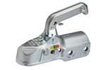 Enganche de bola WINTERHOFF WW 350-RC-H1414 para remolque de 3500 kg con barra de tiro de tubo de 60 mm, hierro fundido.