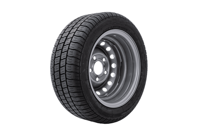 Rueda reforzada para remolque TIRE GT Radial 195/50 R13C 104/101N RIM KENDA 6Jx13"H2 5x112 ET:30