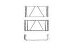 Rejilla protectora para luz trasera de remolque ProPlus, cubierta para luz trasera 270x132x68mm