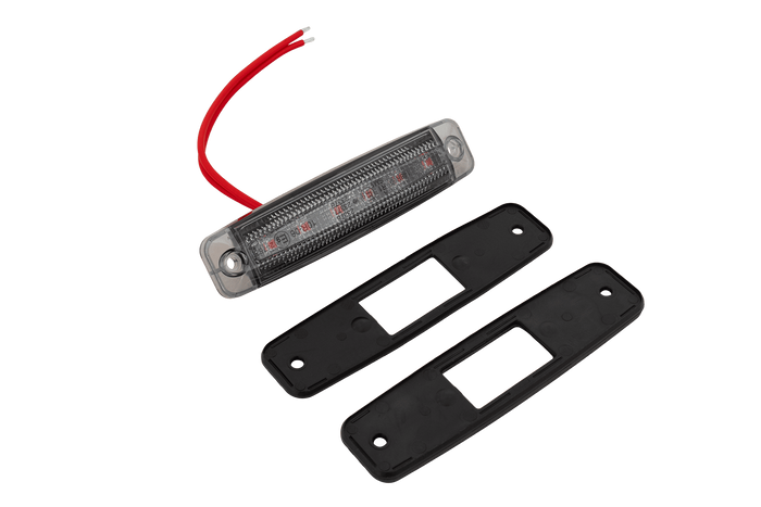 Lámpara de posición universal LED FRISTOM FT-079 roja oscura