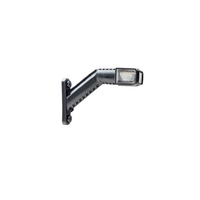 Luz de posición derecha LED ASPÖCK SUPERPOINT IV sobre un brazo de goma