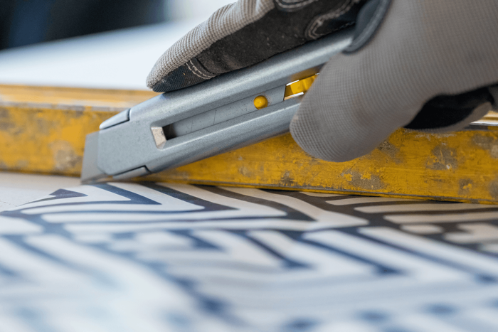 Navaja STANLEY Interlock de 18 mm con hoja desprendible