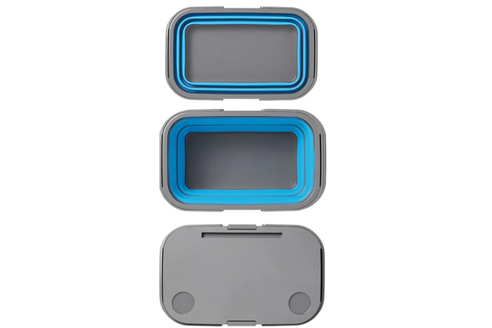 Cesta de picnic con tapa ProPlus 370315, cesta plegable con función de mesa, 20 L.