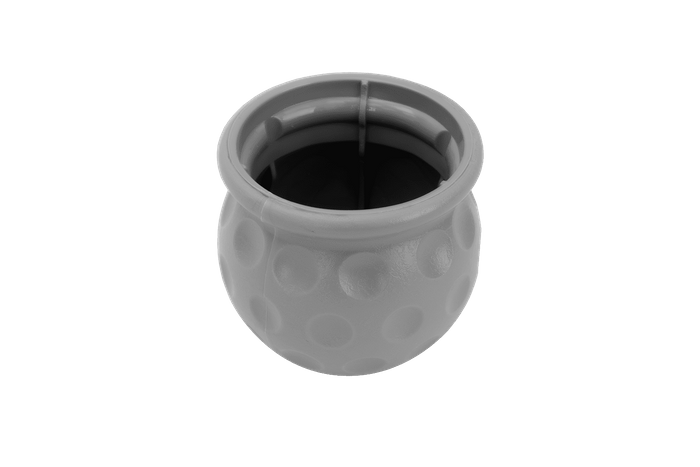 Cubierta de goma para bola de remolque AL-KO, plateada