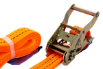 Cinta transportadora UNITRAILER de 3 m/35 mm/2 t de color naranja con tensor